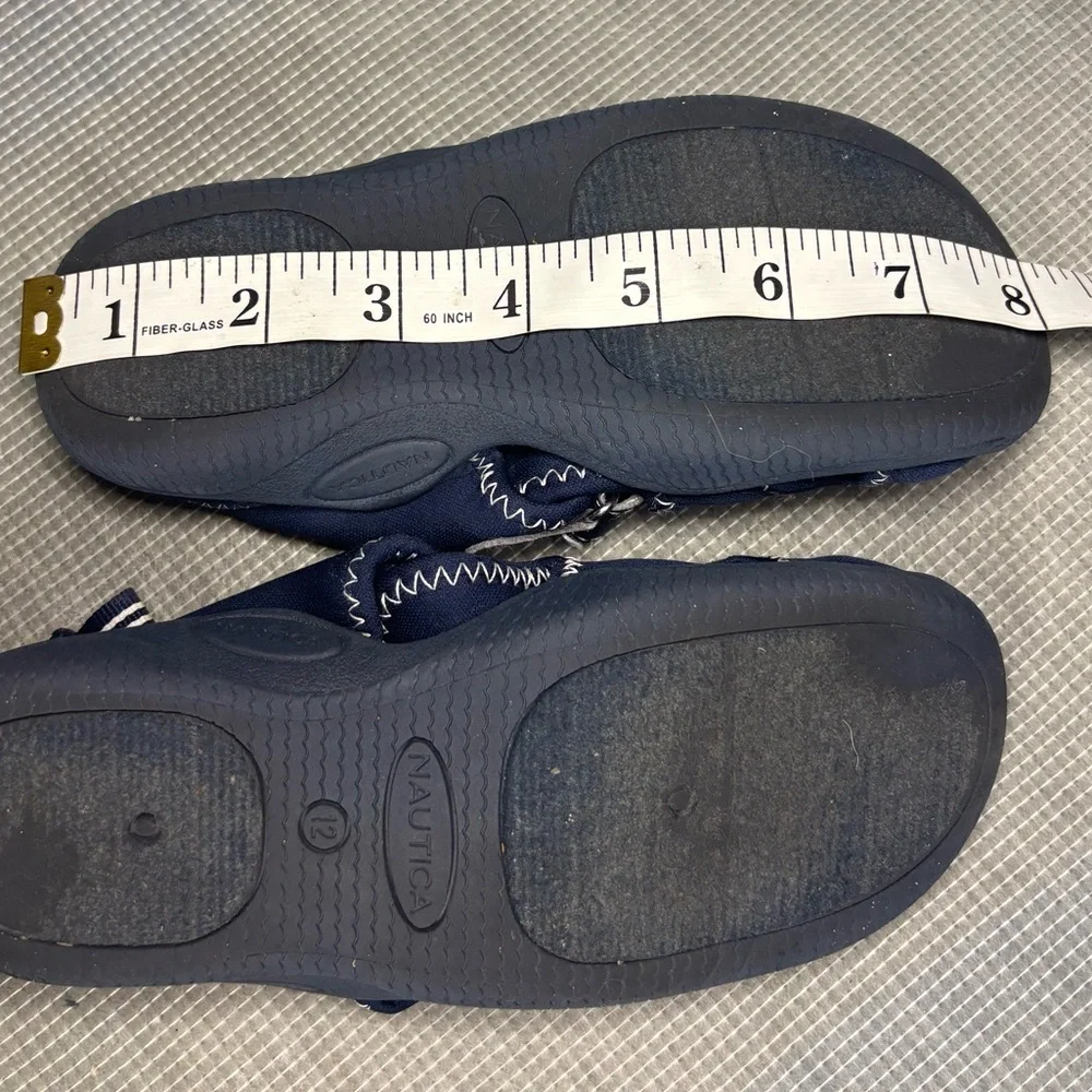 Nautica Kettle Gulf Boys Navy Blue Water Shoes / Aqua Socks - Size 12 Little Kid